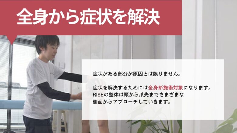 全身から症状を解決